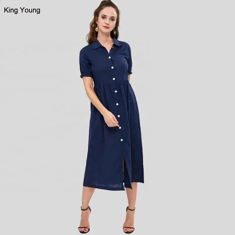 Ky Loose Fit Casual Round Collar Point 
