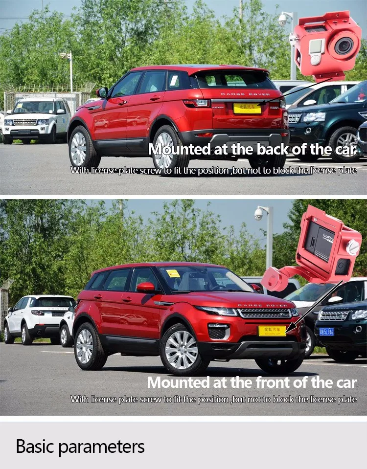 Aluminum Alloy CNC Machining Universal Camera Car Holder Car Accessories, Hot New Products for 2016