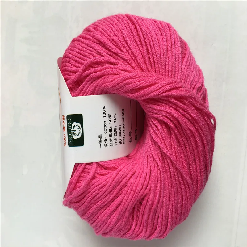 Thick Pure Cotton Yarn 100% Cotton Yarn 8ply Soft Skin-frinedly Hand ...