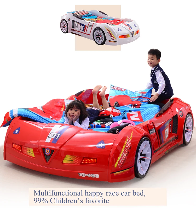 Full Size Kids Race Car Bed Plastic Car Bed Buy Youth Children