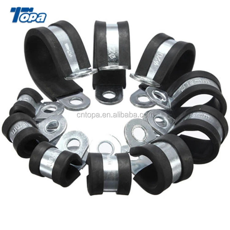 Hydraulic hose metal pipe clamp types with British type clamp standard