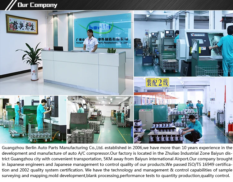 Denso Type 6seu16c Auto Air Conditioner Compressor For Toyota Camry