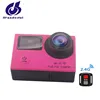 Full hd 1080p helmet sport action camera 2.0" LCD Sunplus6330 waterproof built-in WIFI sportcam and remote control