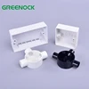 Full range black white grey colored pvc conduit connectors pipe fittings electrical pvc pipe fitting
