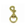 Shiny Gold 21mm Solid Brass Swivel Snap Hooks