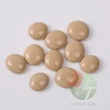 500g 28-32mm ceramics ivory tint flat glass beads gas fire glass fire pit glass