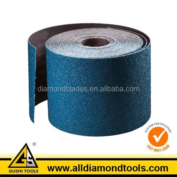 Abrasive Blue Zirconia Sand Paper Roll For Sanding Stainless Steel