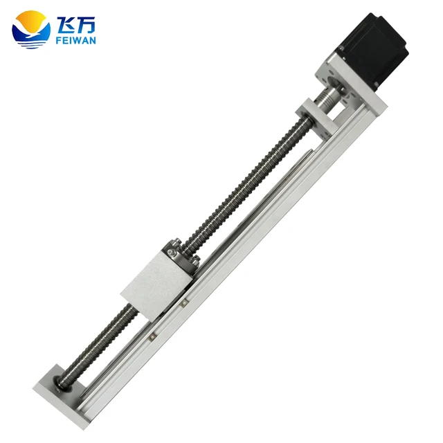 KR30 600MM ball screw linear actuator bearing motor