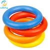 Wholesale Indestructible Rubber Ring Pet Dog Toy Colored Big Rubber Ring Dog Training Toy