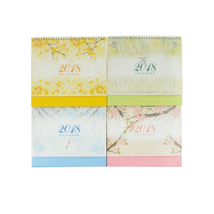 cute desk calendar 2018 printing