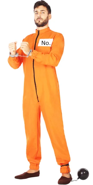 Cheap Halloween Party Costume Prison Uniform Cosplay Clothing - Buy