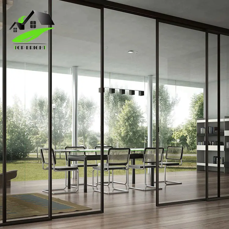 Double Glazed Exterior Security Standards Design Aluminium Sliding Door