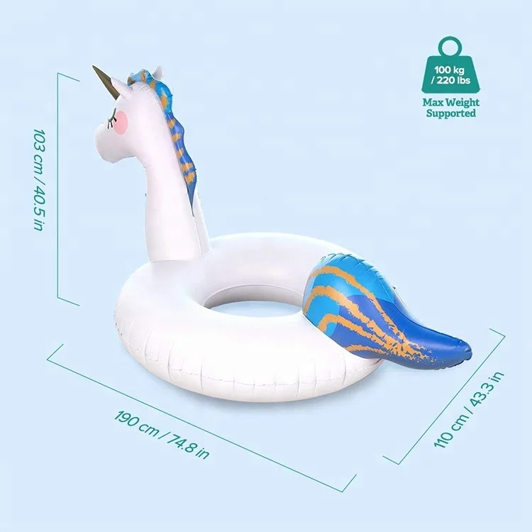 unicorn swimming tube