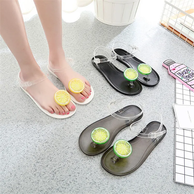 fruit jelly sandals