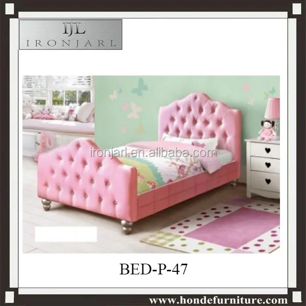 Encantadora Funda Rosa De Cuero Pu Con Diamantes Para Cabecero De Cama