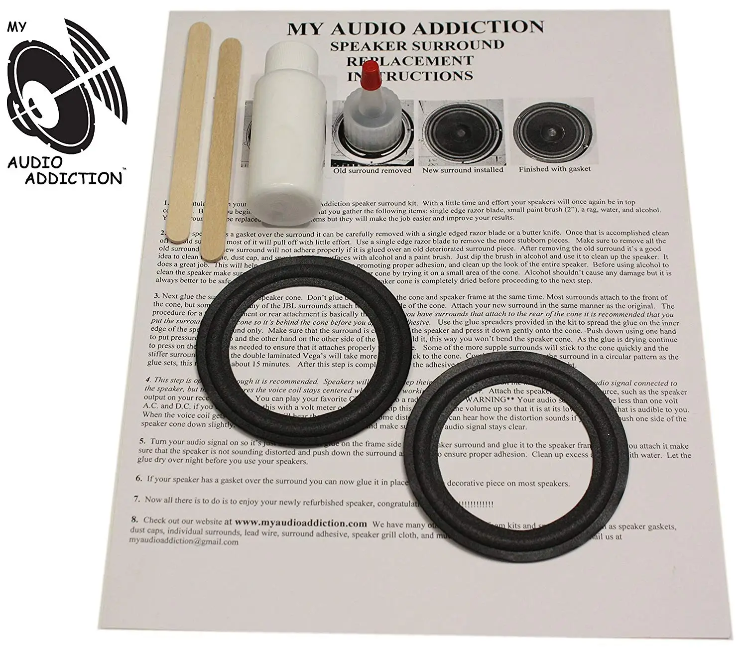 3 Inch Foam Speaker Repair Kit Compatible with Marantz Imperial 7,8,9 FSK3 Pair Audio & Video