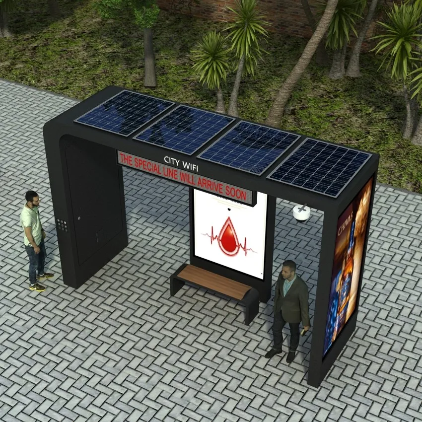 High Quality Used Solar Bus Stop Shelters For Sale - Buy High Quality