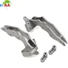 CNC machined anodized aluminum motorcycle gas rear shock tower