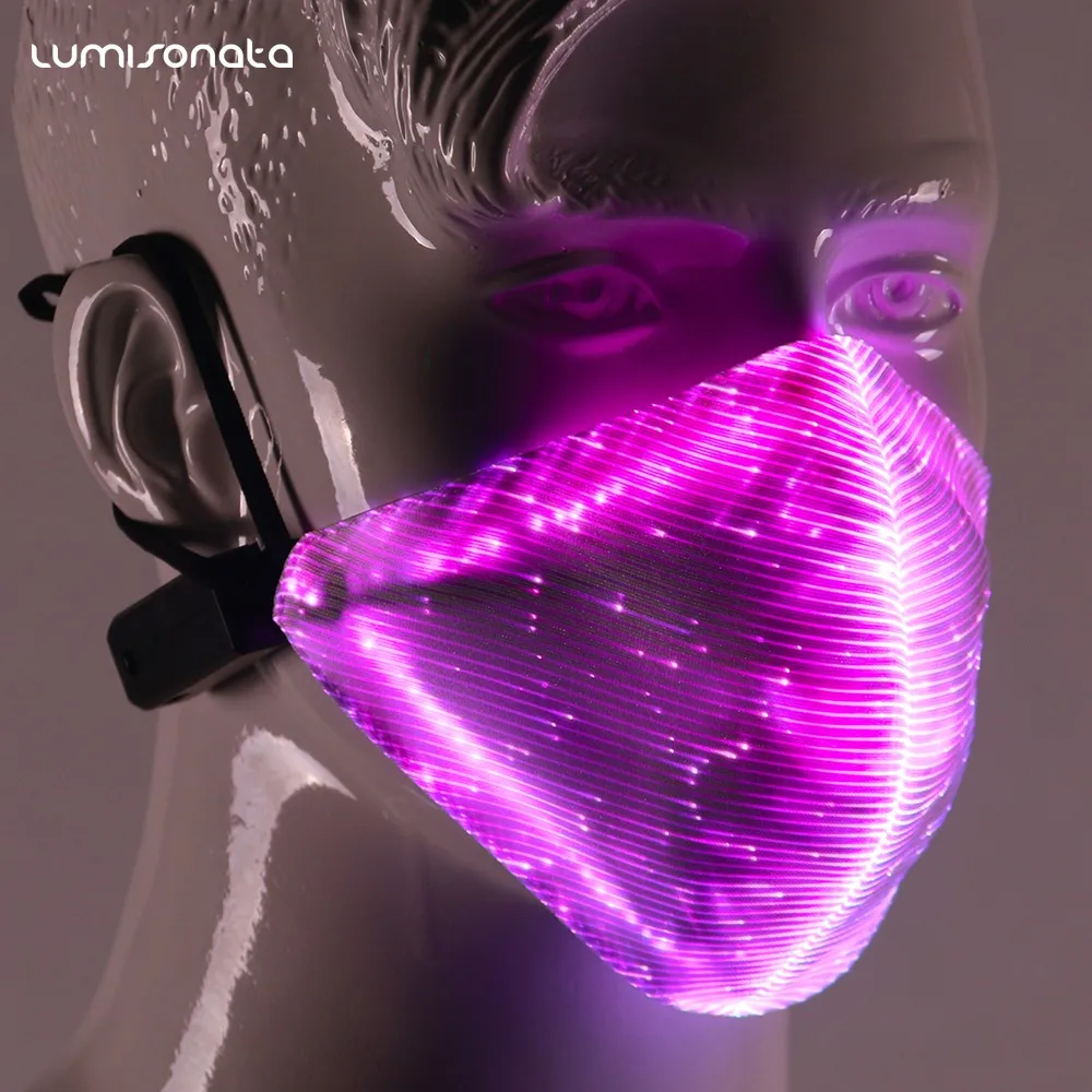 7 Color Lights Changing Led Light Party Mask Buy Led Mask Party,Party