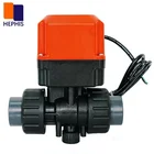 セラミック DN15 G1/2 "AC110V220V 3 ワイヤビニールモーター電動アクチュエータ操作空調循環水電動弁