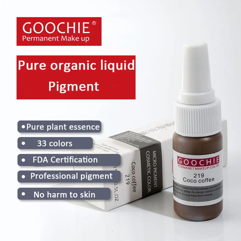 Goochie Best Tattoo Ink Organic Permanent Makeup microblading Pigment