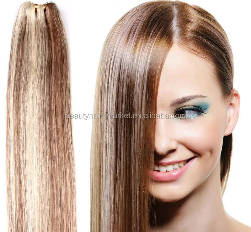 highlighted hair extensions