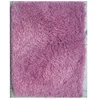 polyester microfiber thin yarn bathmat in purple color
