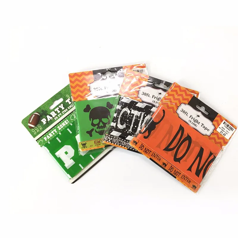 Custom Ldpe Party Banner Halloween Ldpe Caution Tape For