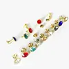 Long leg high quality strong rhinestone brass leather rivets