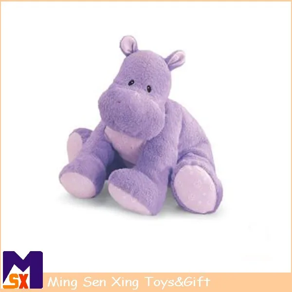 purple hippopotamus stuffed animal
