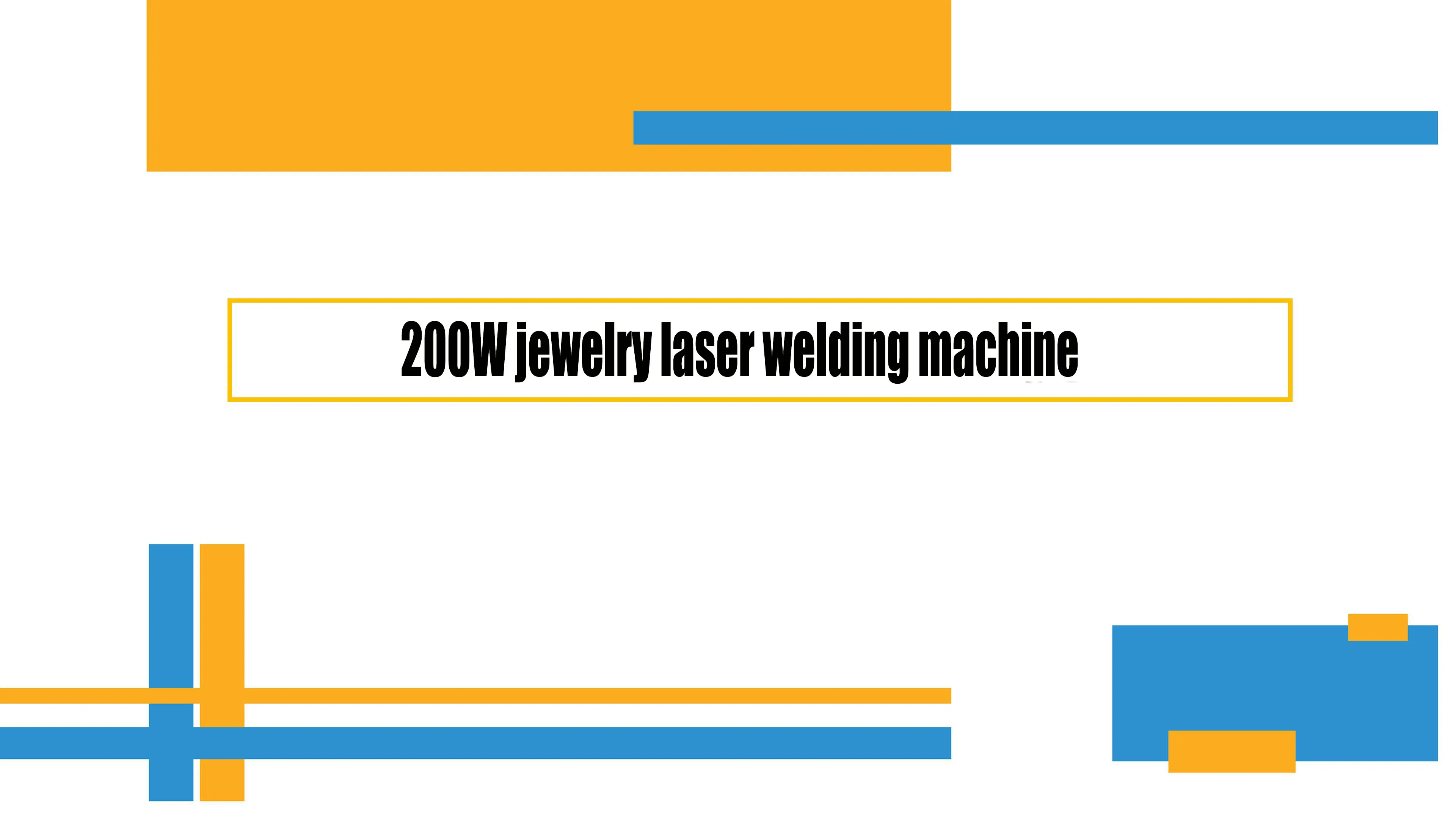 laser welding machine