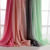 Cheap 100D plain woven solid dyed 100% polyester chiffon fabric for dress lining