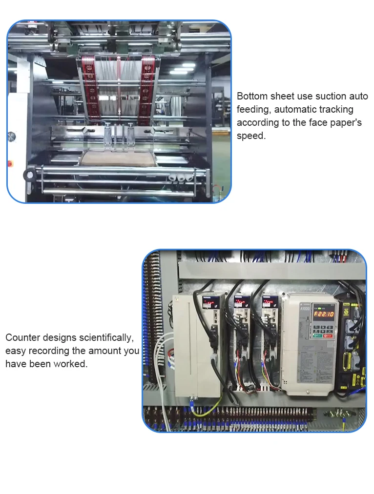 HRB-G Fully Automatic Flute Laminator Machine