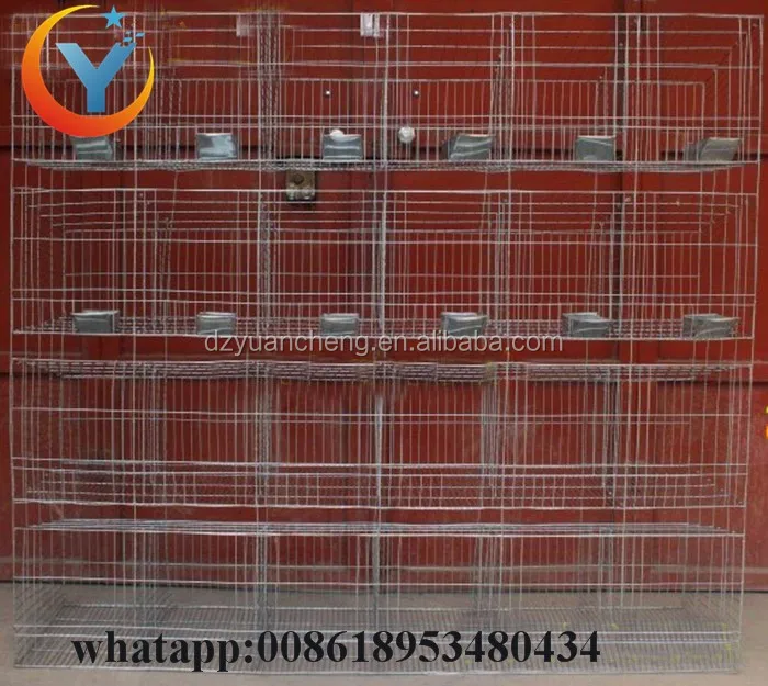 Galvanized Rabbit Cage Design And Cheap Commercial / Industrial Rabbit
