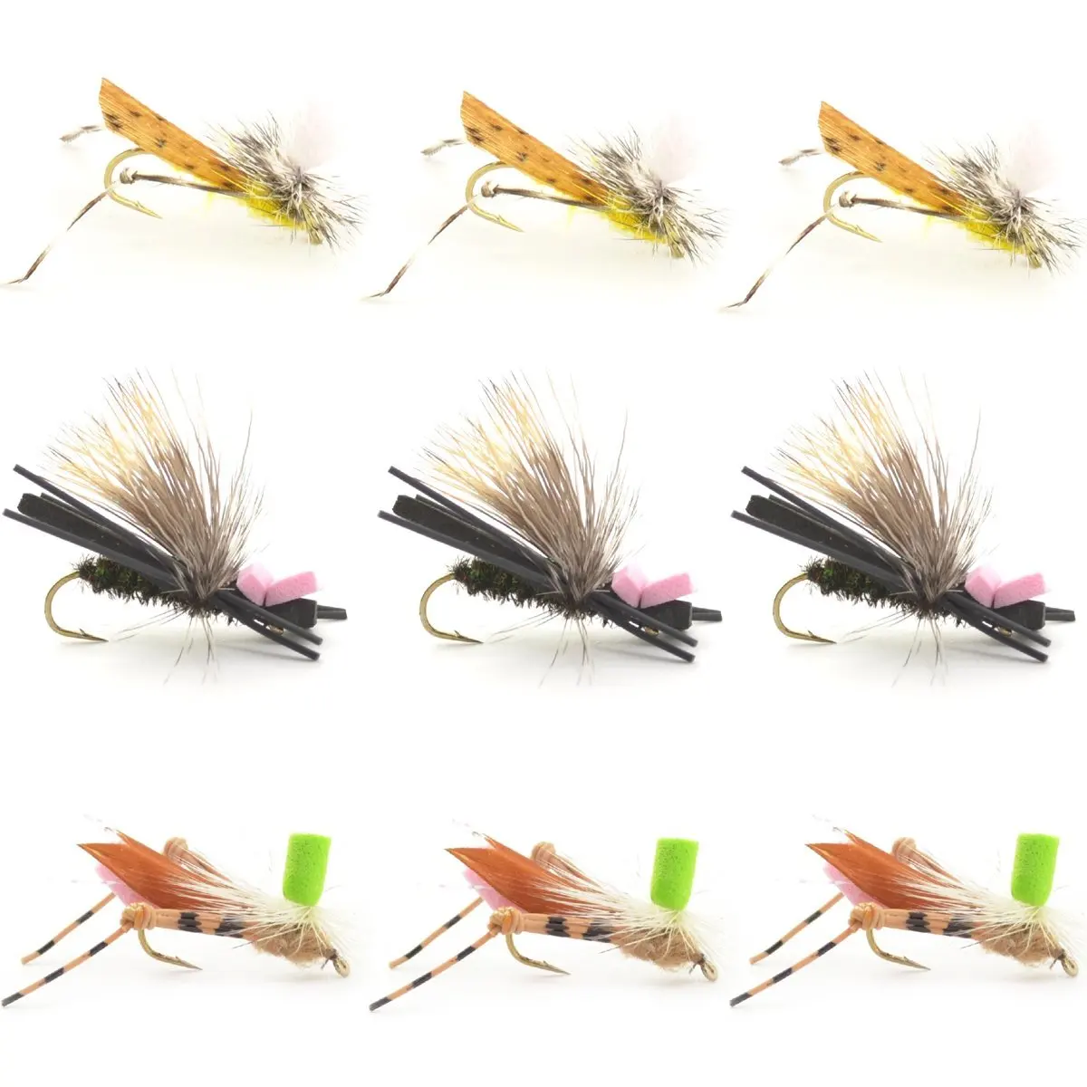 Collection of 18 Flies For Trout Fly Fishing Trout Fly Starter