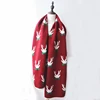 Lowest Price Hot Sale Cashmere Christmas Gift Deer Pattern Scarves Big Shawl Winter Warm Thick Womens Tassels