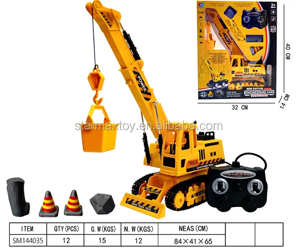 High Quality 6 Channel Wire Rc Remote Control Construction Truck With Simulative Sounds And Lights Include Accessories Buy Wire Rc Construction Truck Truck With Simulative Sound High Quality Wire Control Truck Product On