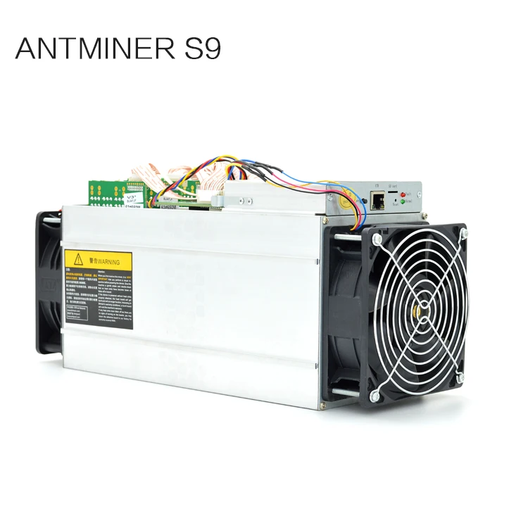 USED Bitmain Antminer S5 BTC Miner Bitcoin ASIC Mining Machine With Power Supply