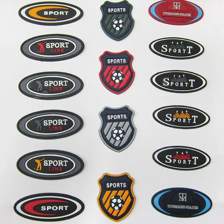 rubber logo patches