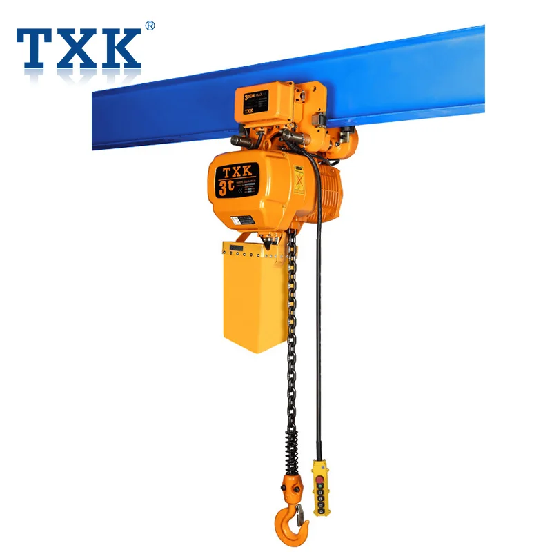 Chinese Manufacturer Txk Brand 3 Ton Electric Chain Hoist With Electric