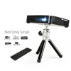 HDP200 DLP LED Projector HD 1000:1 Contrast Ratio WiFi Miracast Airplay USB HDMI Projector With Tripod Home Theater Video Games