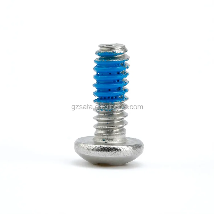Stainless Steel 304 Cross Recessed Pan Head Machine Screws with Nylon Patch M1.6 M2 M2.5 M3 M3.5 M4 M5 M6 M8 M10