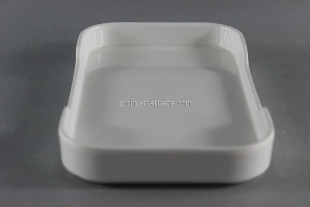 Rectangle Melamine Small Tray,White Small Tray Square Shape