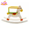 2017 new design children funny wooden ride on animal toy W16D108