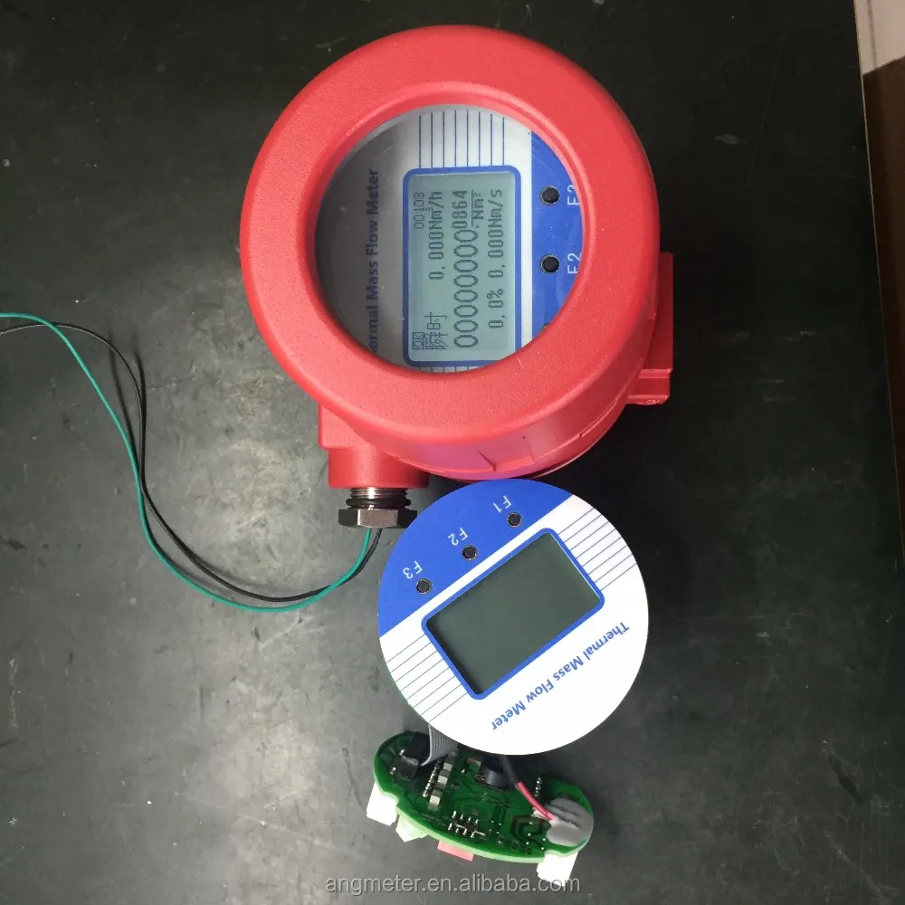Double Power Natural Gas Totalizer Rs485 Hart Thermal Gas Mass Flow