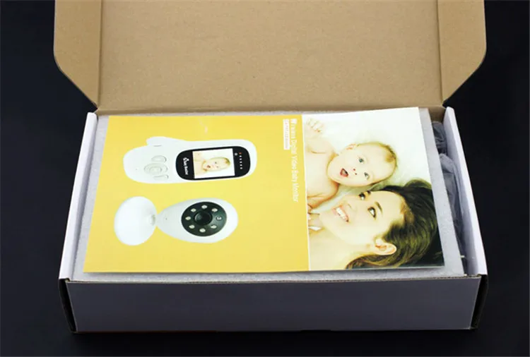 Wireless 2.4" Lcd Color Baby Monitor Video Nanny Mini Security Camera
