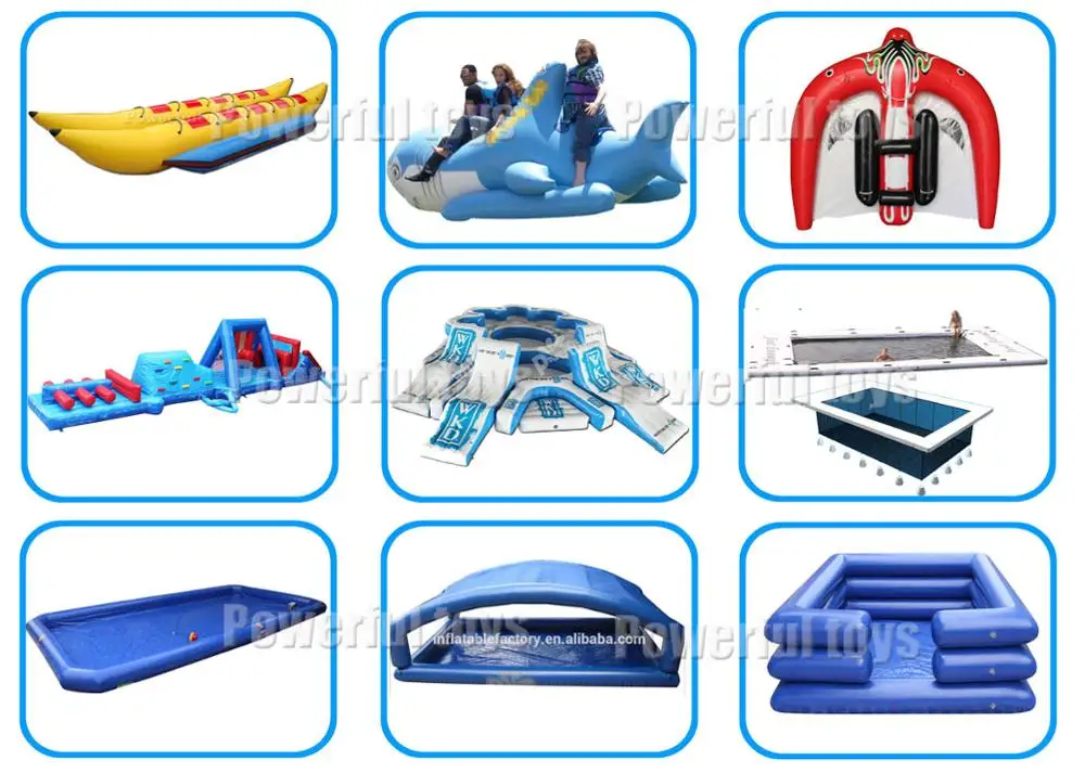 Outdoor inflatable float ocean water pool for open sea swimming