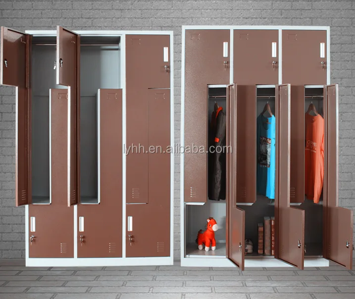 Colorful Design Metal Z Shape Gym Locker For Staff Buy Gym Locker,Z