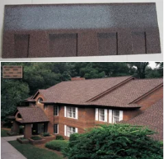 Lightweight/Waterproof Asphalt Roof Shingles Plain Roof Sheets For Wooden Shingles