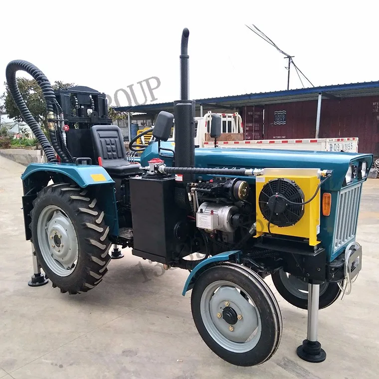 Air Compressor Water Well Drilling Machine 150m Tractor Drilling Rig